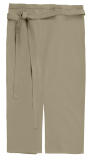 Schlitzschürze Milano Classic 80 x 100 cm - khaki